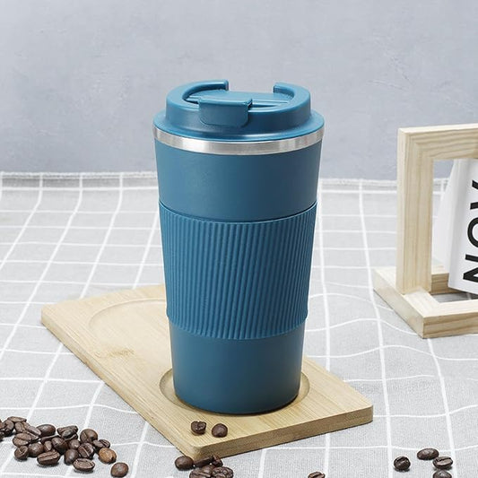 Coffee cup with a strip
